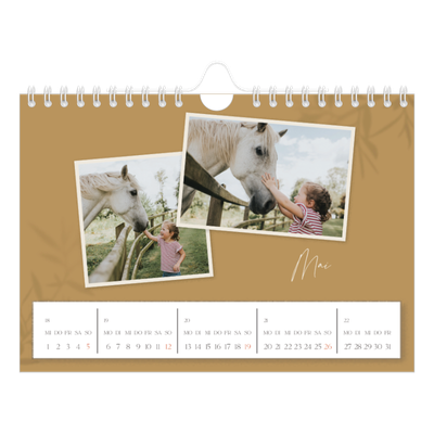 Fotokalender A5 — Warme Erdtöne [deckblatt]