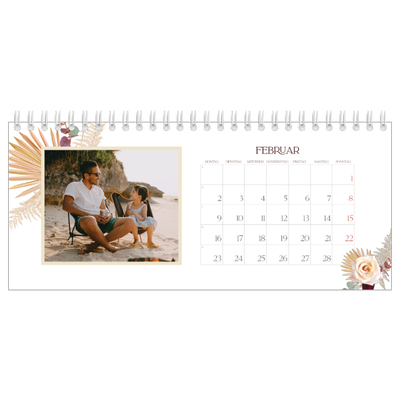 Tischkalender — Boho [Februar]
