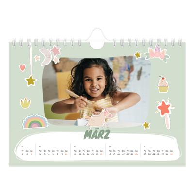 Fotokalender A5 — Magischer Regenbogen [Marsch]