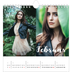 Jahreskalender Quadratisch — Monat [Februar]