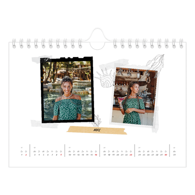 Fotokalender A5 — Scrapbook-Flair [Mai]
