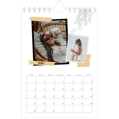 Fotokalender A5 — Scrapbook-Flair [Marsch]