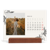 Tischkalender mit Holzfuß Querformat  — Tinte und Efeu [Februar]