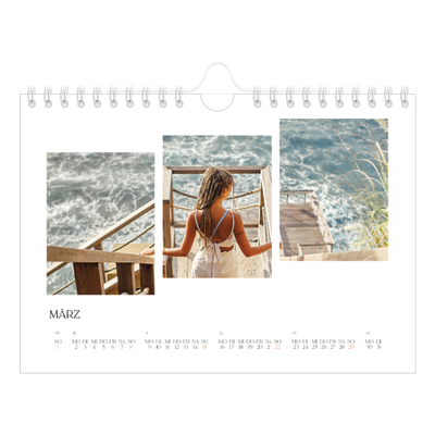 Fotokalender A5 — Reisemosaike [Marsch]