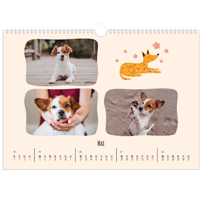 Fotokalender A3 — Hunde und Kritzeleien [deckblatt]