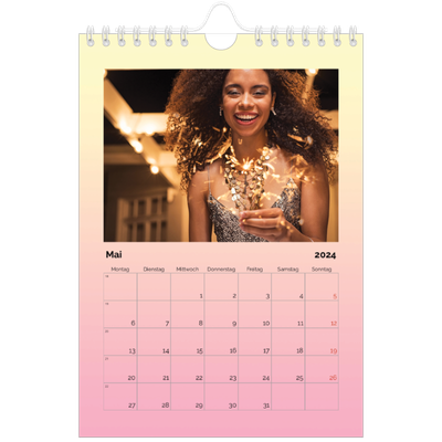 Fotokalender A5 — Pastelltöne [deckblatt]