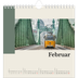Jahreskalender Quadratisch — Sehenswürdigkeiten der Welt [Februar]