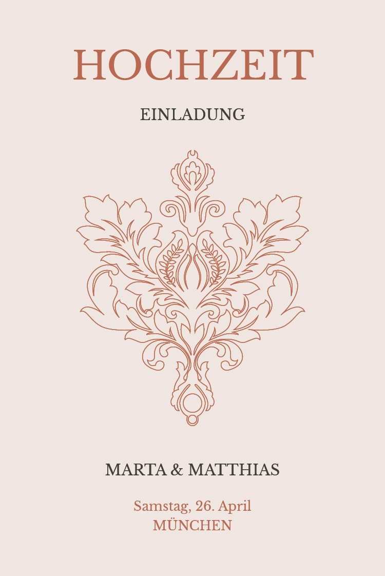 Einladungskarten — Reiseziel für immer