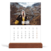 Tischkalender mit Holzfuß Hochformat  — Klassischer Kalender [Marsch]