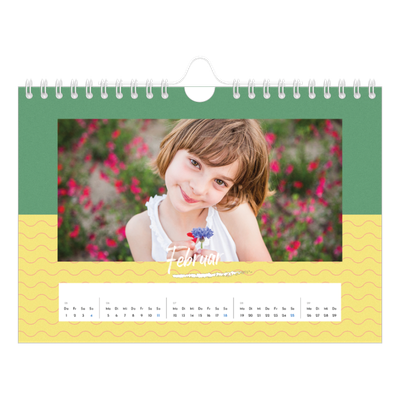 Fotokalender A5 — Farben und Muster [Februar]