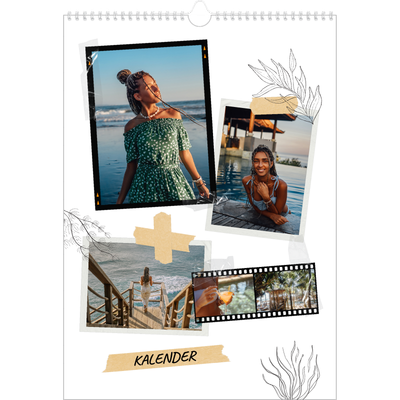 A3 Jahreskalender — Scrapbook-Flair [deckblatt]