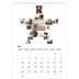 A3 Jahreskalender — Collage shapes [Mai]