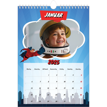 Fotokalender A4 — Comic-Buch