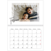 Fotokalender A4 doppelt (30 x 40 cm) — Durchsichtige Rahmen [Februar]