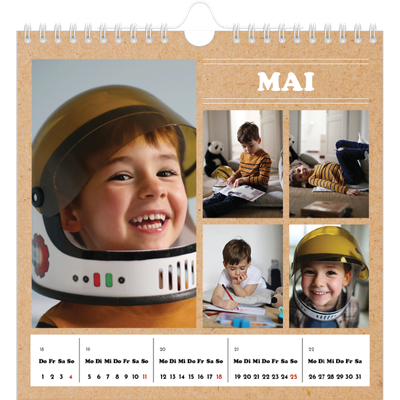 Jahreskalender Quadratisch — Magazinstil [deckblatt]