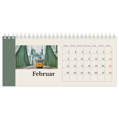 Tischkalender — Sehenswürdigkeiten der Welt [Februar]