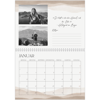 Fotokalender A4 doppelt — Positive Zitate