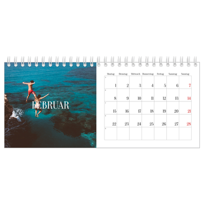 Tischkalender — Endloses Entfliehen [Februar]
