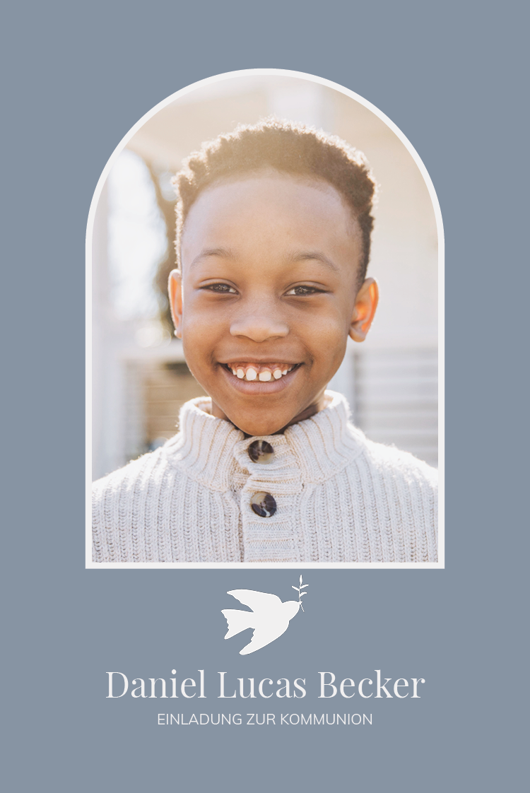 Einladungskarten — Weiße Taube