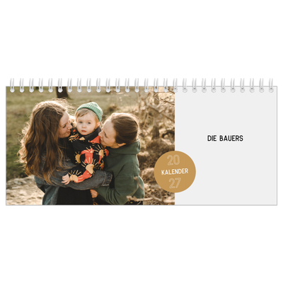 Tischkalender — Fotosticker [deckblatt]