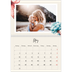 Fotokalender A4 doppelt (30 x 40 cm) — Gemalte Blumen [Marsch]