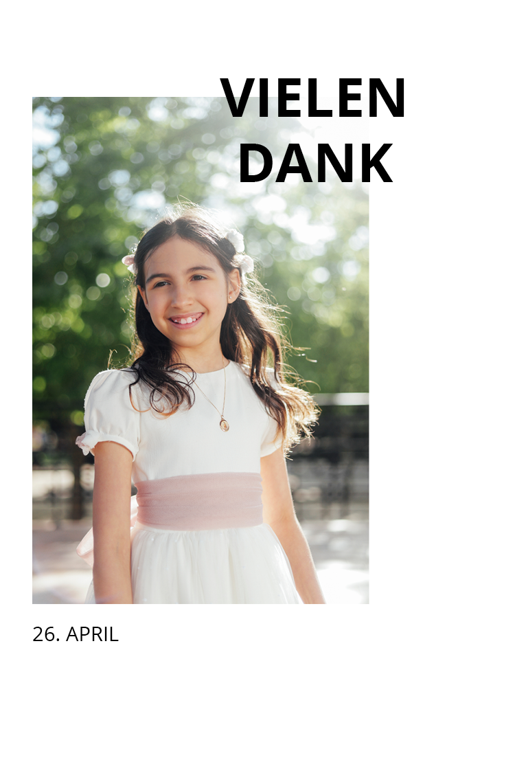 Dankeskarten — Moderne Kommunion