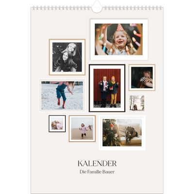 A3 Jahreskalender — Fotowand [deckblatt]