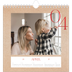 Jahreskalender Quadratisch — Ein Hauch von Rot [April]