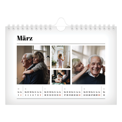 Fotokalender A5 — Zeitschriften-Stil [Marsch]