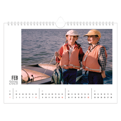 Fotokalender A4 — Kurztext [Februar]