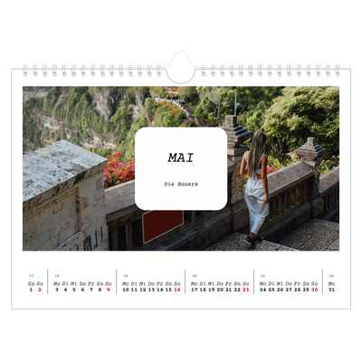 Fotokalender A4 — Die ganze Geschichte [Mai]