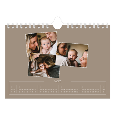 Fotokalender A5 — Gebastelte Momente [Marsch]