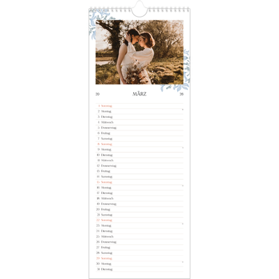 Küchenkalender  — Elegante Blumen [Marsch]