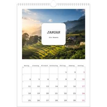 Fotokalender A3 — Die ganze Geschichte