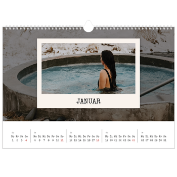 Fotokalender A3 — Die Porträtaufnahme