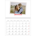 Fotokalender A4 doppelt (30 x 40 cm) — Karminrote Signatur [Januar]