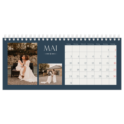 Tischkalender — Schiefer und Serifen [Mai]