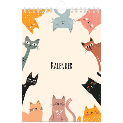 Fotokalender A5 — Katzen und Kritzeleien [deckblatt]