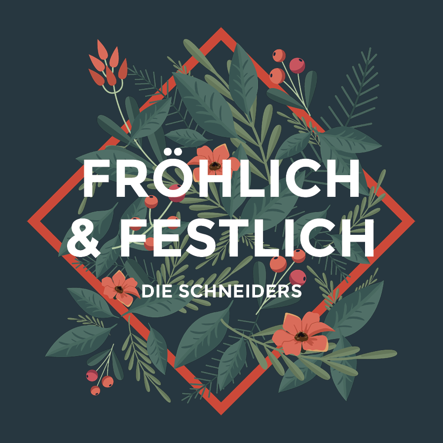 Fotokarten — Moderner Kranz