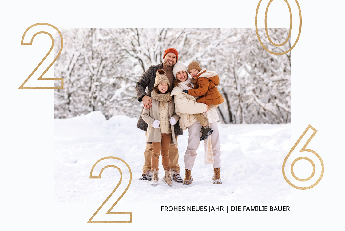 Fotokarten — Goldenes Jahr