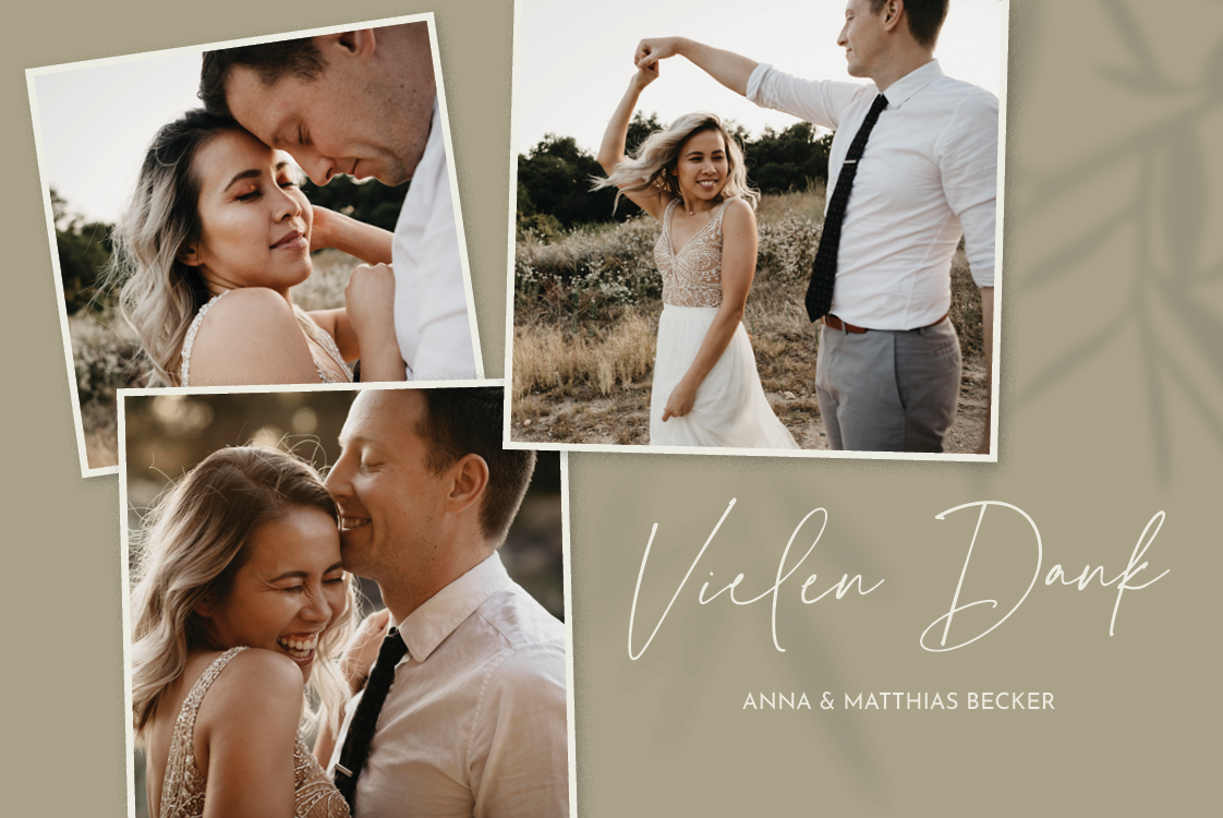 Dankeskarten — Schnappschüsse