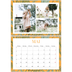 Fotokalender A4 doppelt (30 x 40 cm) — Blumiger Hintergrund [deckblatt]