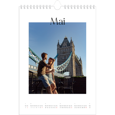 Fotokalender A4 (20 x 30 cm) — Mein Reisebericht [Mai]