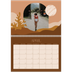 Fotokalender A4 doppelt (30 x 40 cm) — Berge in neutralen Farbtönen [April]