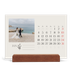 Tischkalender mit Holzfuß Querformat  — Blühende Initialen [Januar]