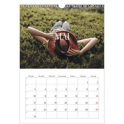 A3 Jahreskalender — Endloses Entfliehen [Mai]