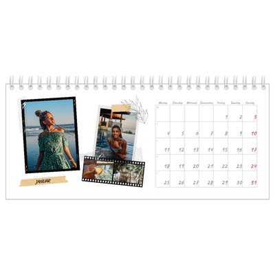 Tischkalender — Scrapbook-Flair [Januar]
