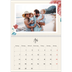 Fotokalender A4 doppelt (30 x 40 cm) — Gemalte Blumen [April]
