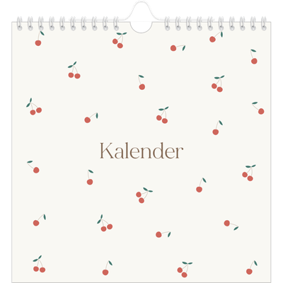 Jahreskalender Quadratisch — Kleine Kirsche [deckblatt]