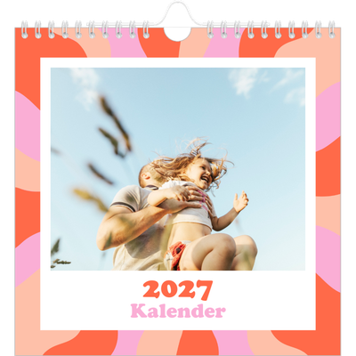 Jahreskalender Quadratisch — Verspielte Motive [deckblatt]
